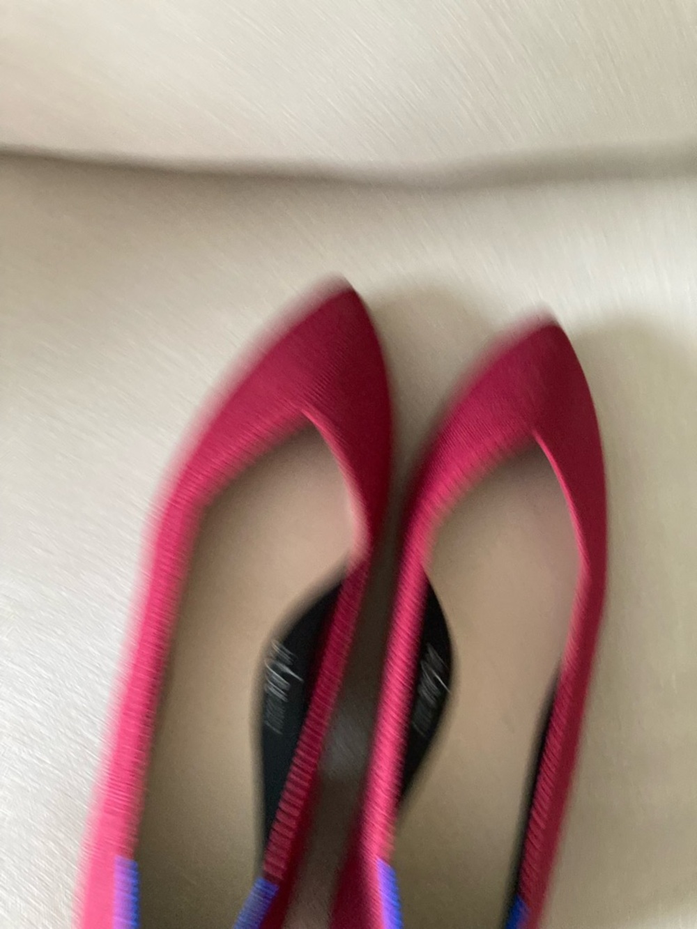 Rothy's Women’s Red Low Block Heel Size 9 W - Picture 7 of 10